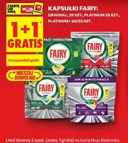 Biedronka Kapsułki Fairy oferta