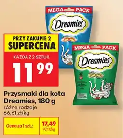 Biedronka Przysmaki dla kota Dreamies oferta