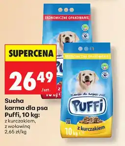 Biedronka Sucha karma dla psa Puffi oferta