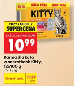 Biedronka Karma dla kota w saszetkach Kitty oferta