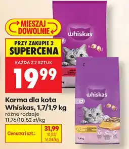 Biedronka Karma dla kota Whiskas oferta