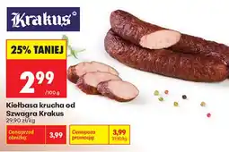Biedronka Kiełbasa krucha od Szwagra Krakus oferta