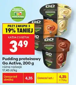 Biedronka Pudding proteinowy Go Active oferta