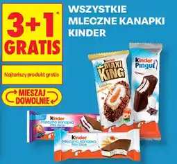Biedronka Kinder Mleczna Kanapka oferta