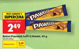 Biedronka Baton Pawełek toffi E.Wedel oferta