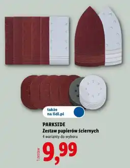 Lidl PARKSIDE Zestaw papierów ściernych oferta