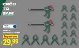 Lidl Parkside zestaw 2 lub 16 zacisków oferta