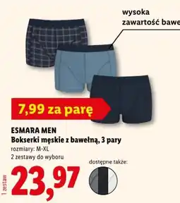 Lidl Bokserki męskie z bawełną oferta