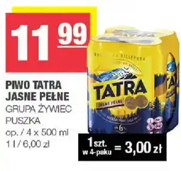 EuroSPAR Piwo Tatra Jasne Pełne oferta