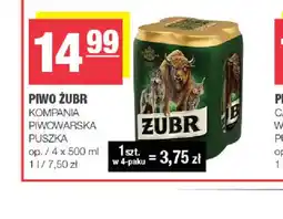 EuroSPAR Piwo Żubr oferta
