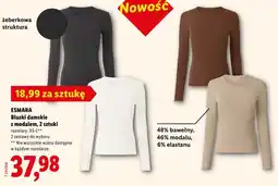 Lidl Bluzki damskie z modalem oferta