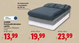 Lidl Prześcieradło dżersejowe z gumką livarno oferta