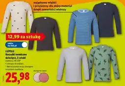 Lidl Koszulki termiczne dziecięce oferta