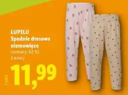 Lidl Lupilu Spodnie dresowe niemowlęce oferta