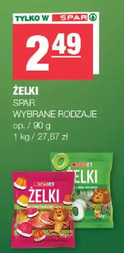 EuroSPAR Żelki spar oferta