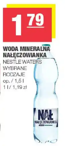 EuroSPAR Woda Mineralna Nałęczowianka oferta