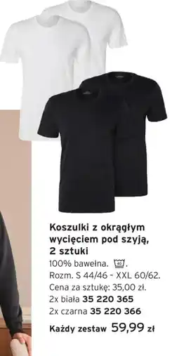 Tchibo Koszulki z okrągłym wycięciem pod szyją, 2 sztuki oferta