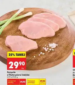 Biedronka Sznycle z fileta piersi indyka Kraina Mięs oferta