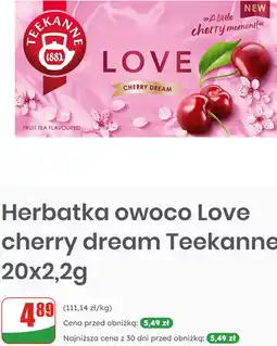 Dino Herbatka owocowa Love cherry dream Teekanne oferta