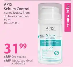 Hebe APIS Sebum Control normalizujący krem do twarzy na dzień oferta