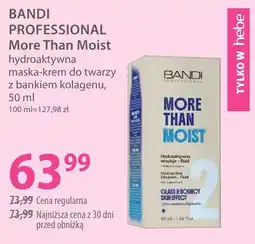 Hebe BANDI PROFESSIONAL More Than Moist hydroaktywna maska-krém do twarzy z bankiem kolagenu oferta