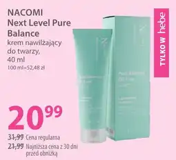 Hebe NACOMI Next Level Pure Balance krem nawilżający do twarzy oferta