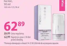 Hebe mesoboost Centella Asiatica Power Krem do twarzy oferta