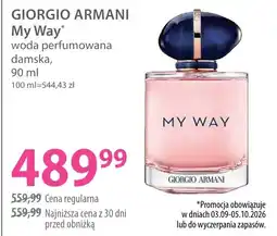 Hebe Giorgio Armani My Way woda perfumowana damska oferta