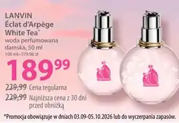 Hebe LANVIN Éclat d'Arpège White Tea woda perfumowana damska oferta