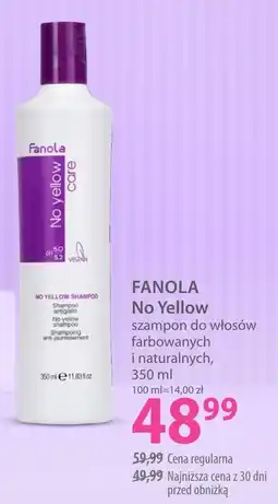 Hebe FANOLA No Yellow szampon do włosów farbowanych i naturalnych oferta