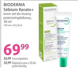 Hebe Bioderma Sébium Kerato+ krem-żel do twarzy przeciwtrądzikowy oferta