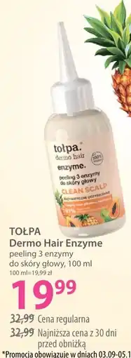Hebe TOŁPA Dermo Hair Enzyme peeling 3 enzymy do skóry głowy oferta
