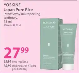 Hebe Yoskine Japan Pure Rice intensywny mikropeeling szafrowy oferta