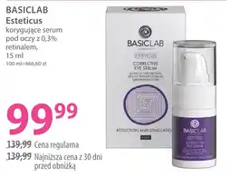 Hebe BASICLAB Esteticus korygujące serum pod oczy z 0,3% retinalem oferta