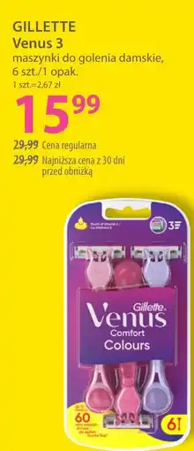 Hebe Gillette Venus 3 maszynki do golenia damskie oferta