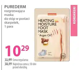 Hebe PUREDERM rozgrzewająca maska do stóp w postaci skarpetek oferta