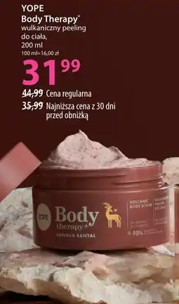 Hebe YOPE Body Therapy+ wulkaniczny peeling do ciała oferta