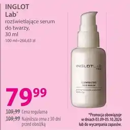 Hebe INGLOT Lab rozświetlające serum do twarzy oferta