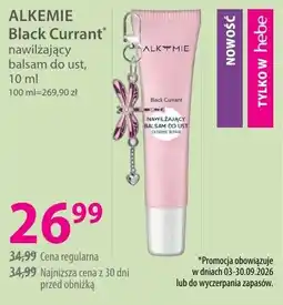Hebe ALKEMIE Black Currant nawilżający balsam do ust oferta
