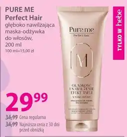 Hebe Pure me Perfect Hair głęboko nawilżająca maska-odżywka do włosów oferta