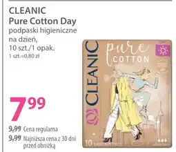 Hebe Cleanic Pure Cotton Day podpaski higieniczne na dzień oferta