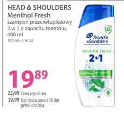 Hebe Head & Shoulders Menthol Fresh szampon przeciwłupieżowy oferta