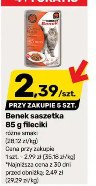 Saszetka dla kota Benek