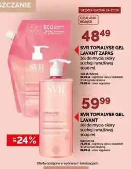 Ziko Dermo Żel do mycia skóry suchej i wrażliwej Topialyse Gel Lavant SVR oferta