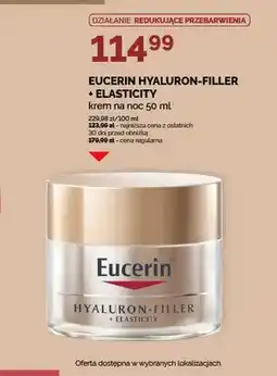 Ziko Dermo Krem na noc Eucerin Hyaluron-Filler + Elasticity oferta