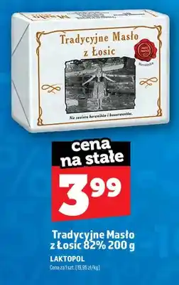 Topaz Tradycyjne Masło z Łosic Laktopol 82% oferta