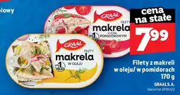 Topaz Filety z makreli w oleju Graal oferta