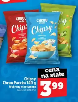 Topaz Chipsy Chruu Paczka o smaku paprykowym oferta