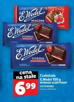 Topaz Czekolada E.Wedel mleczna truskawkowa oferta