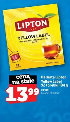 Topaz Herbata Lipton Yellow Label 92 torebki oferta